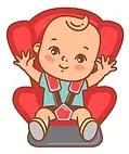 Child-seats for Newborns to 7yrs